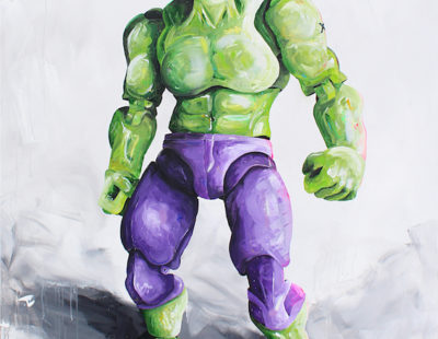 PEINTRE X Hulk, Acryl auf Leinwand, 150x120 cm - GALERIE HEGEMANN